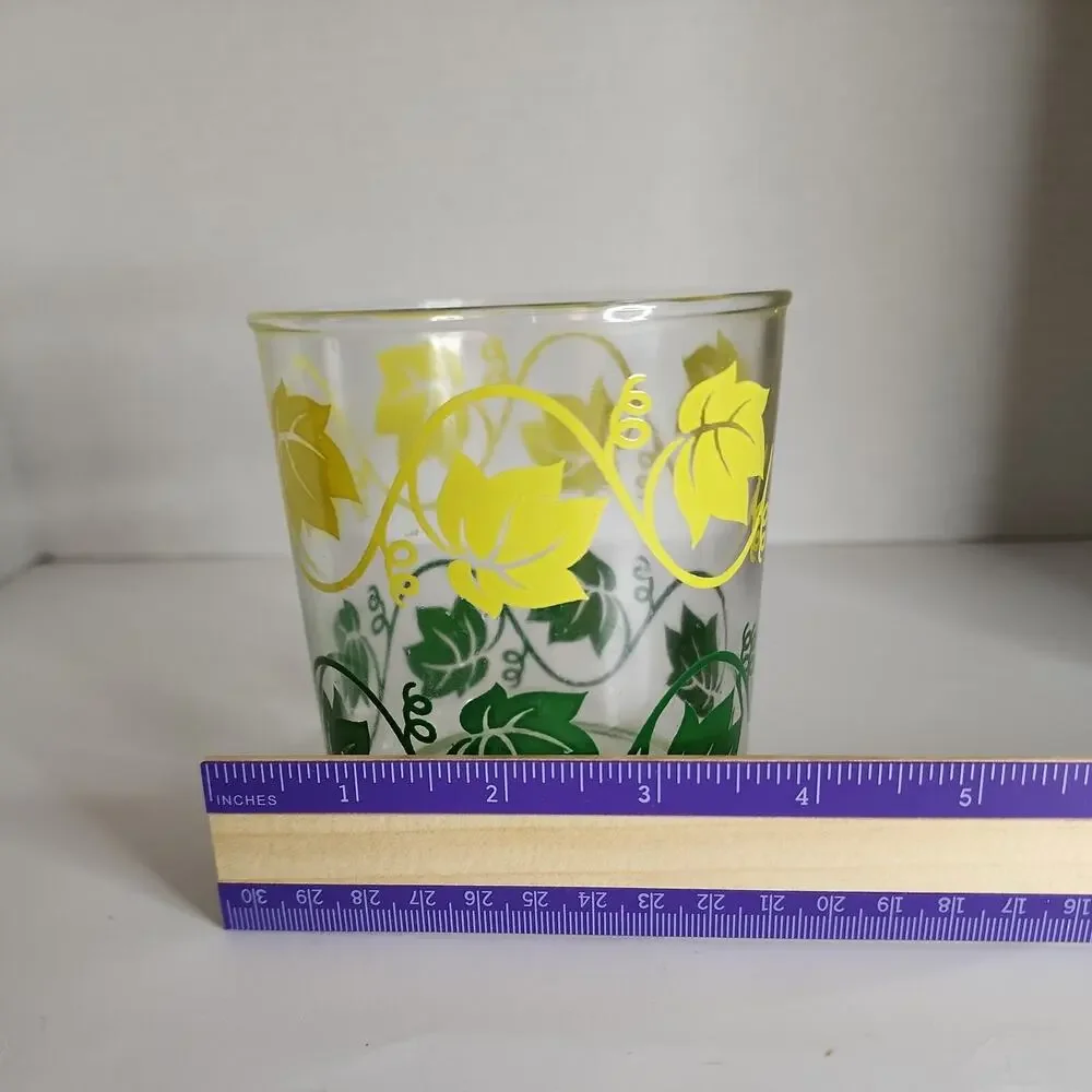 VTG Hazel Atlas Glass Sour Cream 4